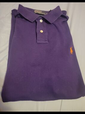 Polo by Ralph Lauren Purple Classic Cotton Polo Shirt
